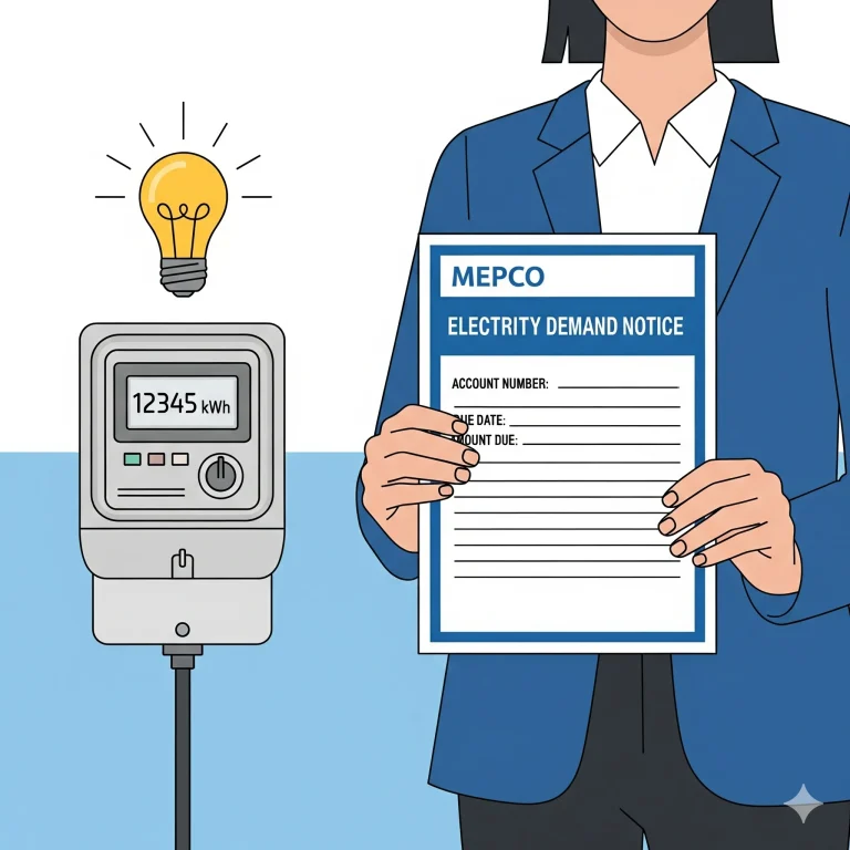 demand notice mepco