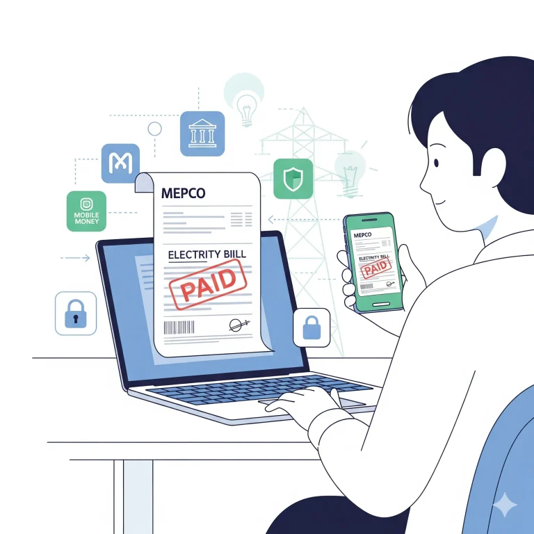online bill payment mepco