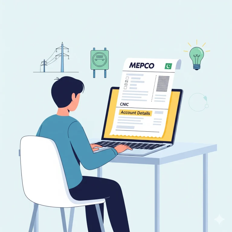 mepco bill check by cnic